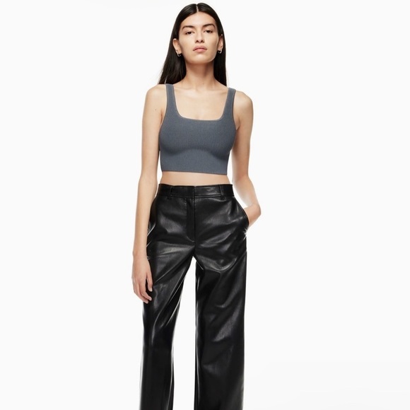 Aritzia Babaton  Sculpt knit square tank top - Picture 2 of 9